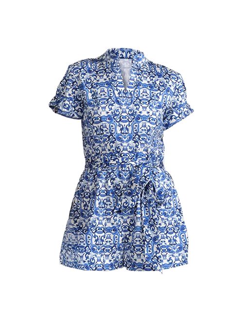 Tuta stampa maiolica ALICE & OLIVIA | CC605P34802G424